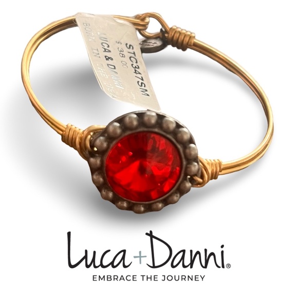 NEW Luca + RUBY GEMSTONE bracelet, NWT - Picture 1 of 8